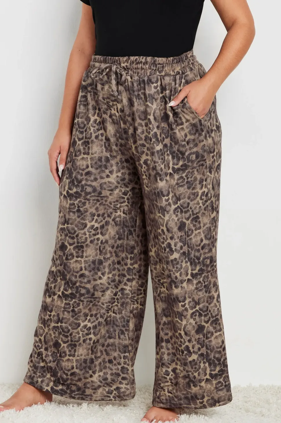 Leopard Print Trousers
