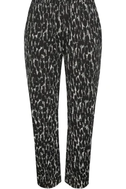 Leopard Print Wide Leg Trousers