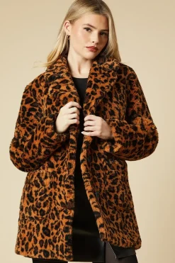 Leopard Teddy Coat