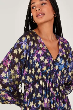 Lia Star Print Dress