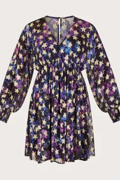 Lia Star Print Dress