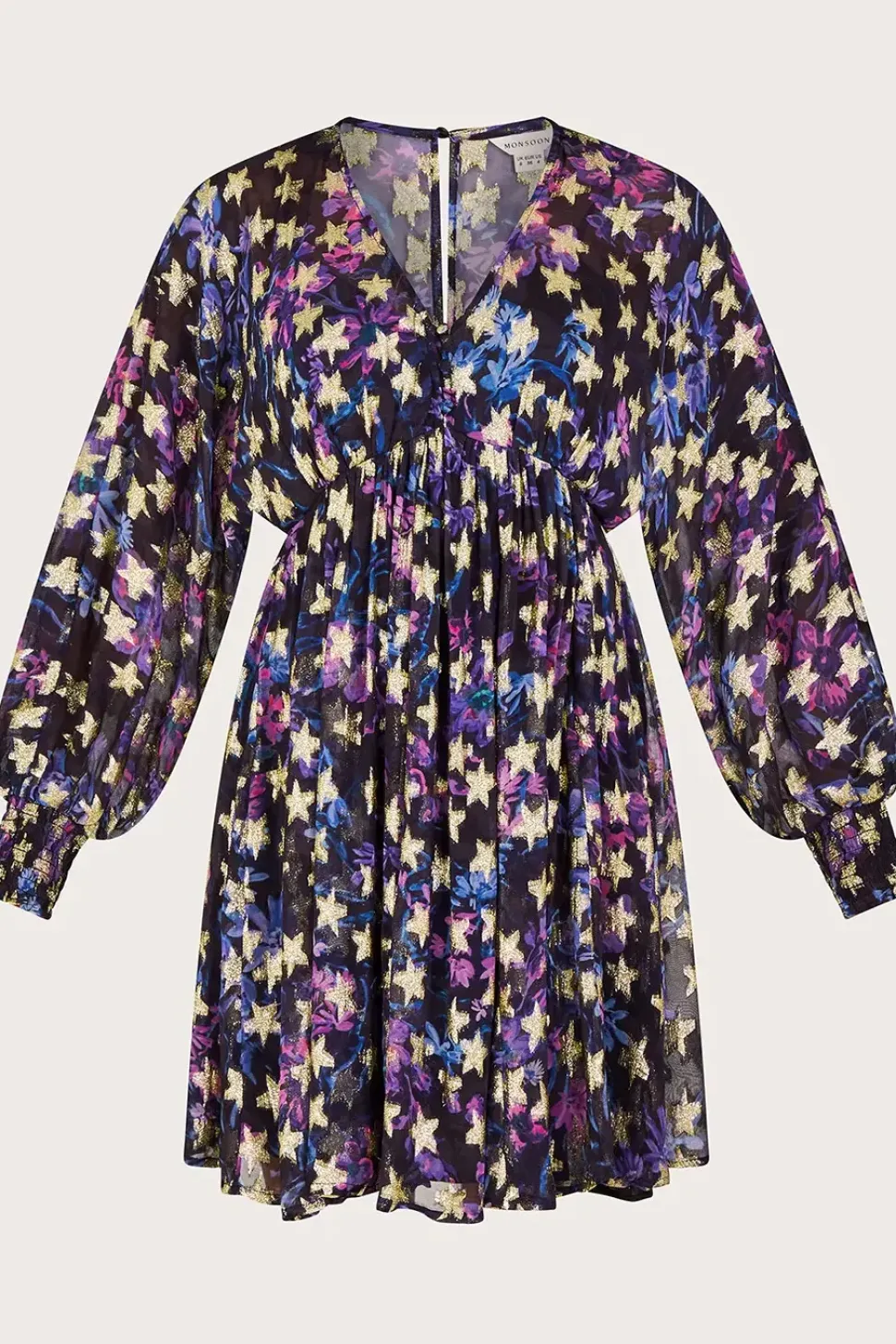Lia Star Print Dress
