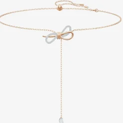 Lifelong Bow Two Colour Y Necklace 5447082