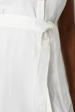 Linen Button Through Sundress