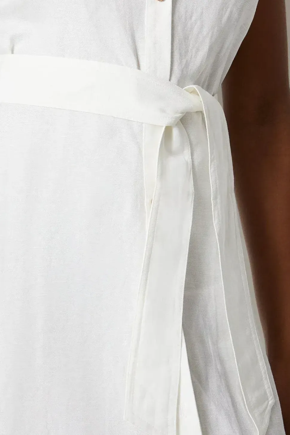 Linen Button Through Sundress