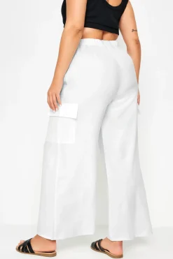 Linen Cargo Trousers