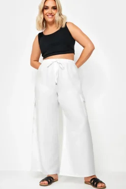 Linen Cargo Trousers