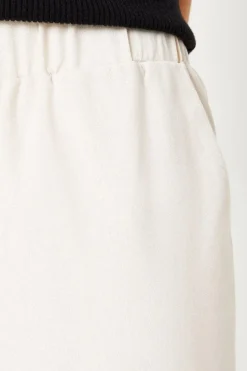 Linen Elastic Waist Trouser