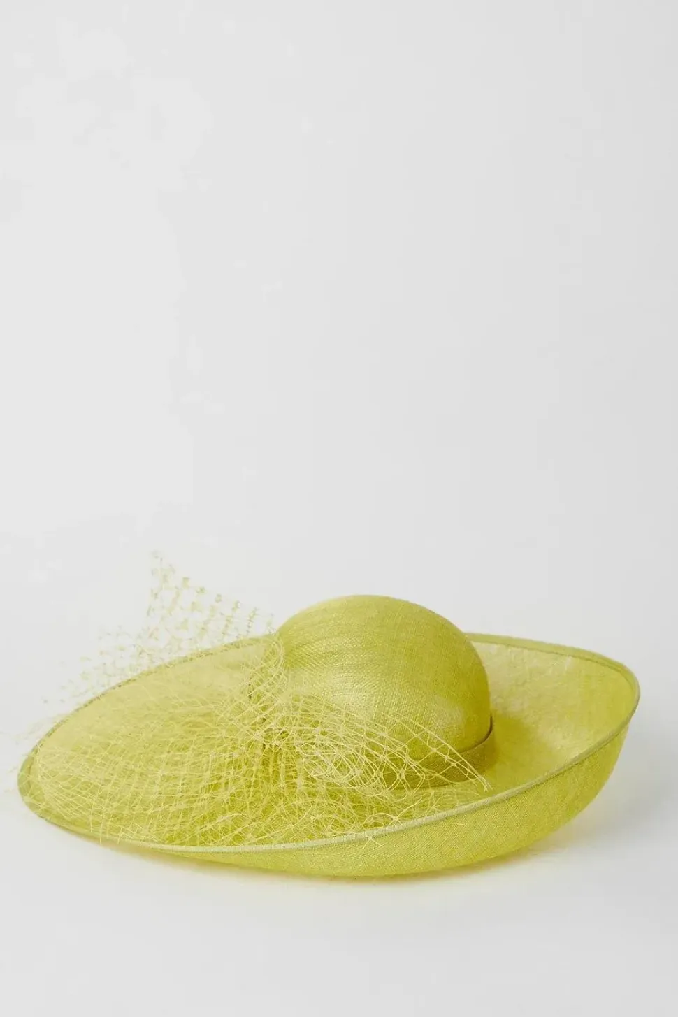 Lisa Tan Mesh Bow Wide Brim Hat