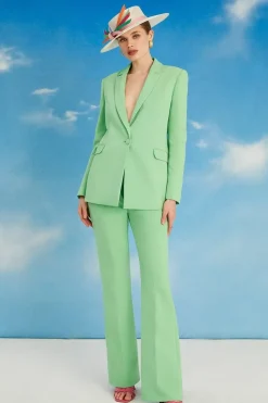 Lisa Tan Single Breasted Fitted Jacket