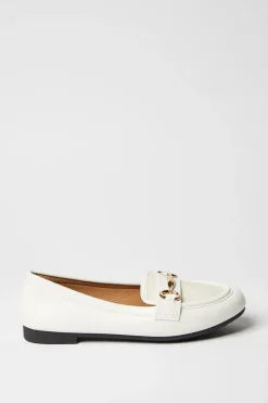 Livvie Contrast Textile Snaffle Loafers