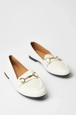 Livvie Contrast Textile Snaffle Loafers