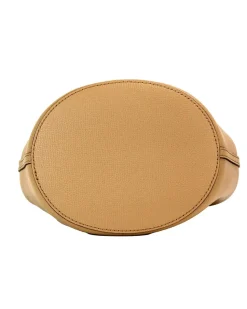 Lola Small Leather Shoulder Bag Sand