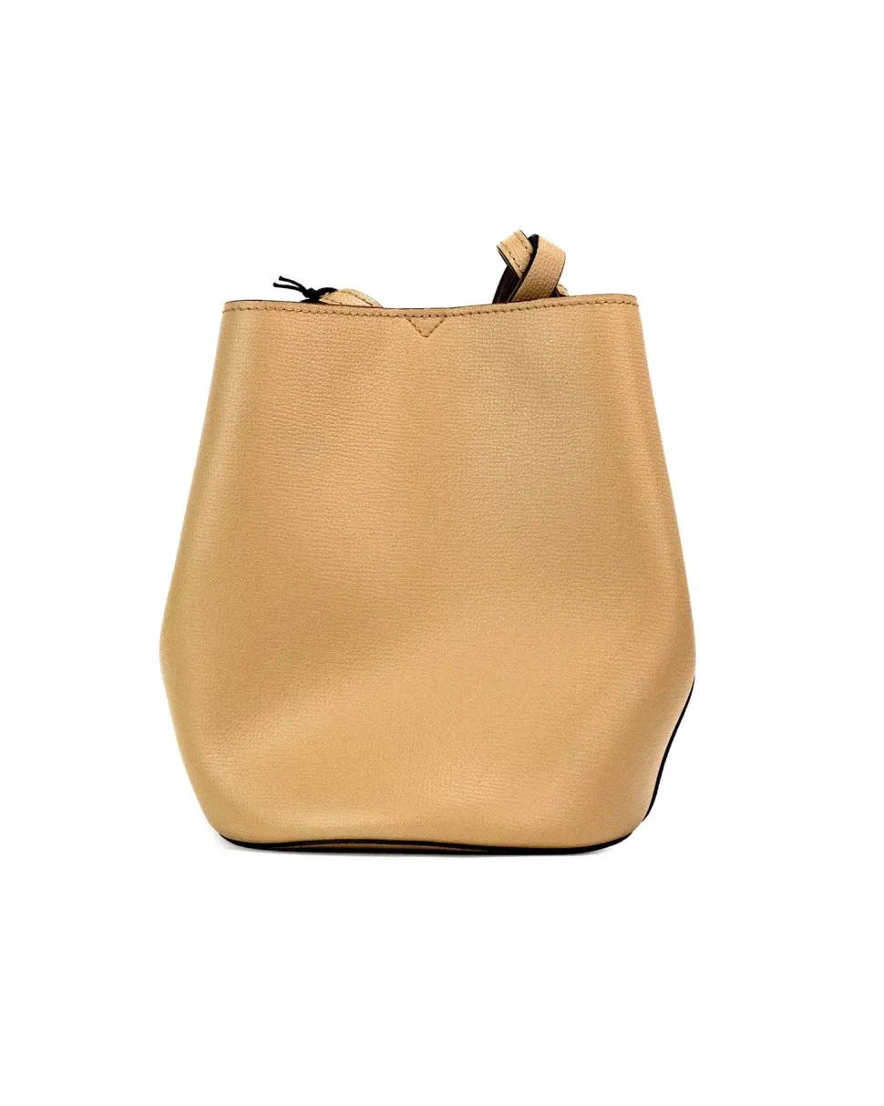 Lola Small Leather Shoulder Bag Sand
