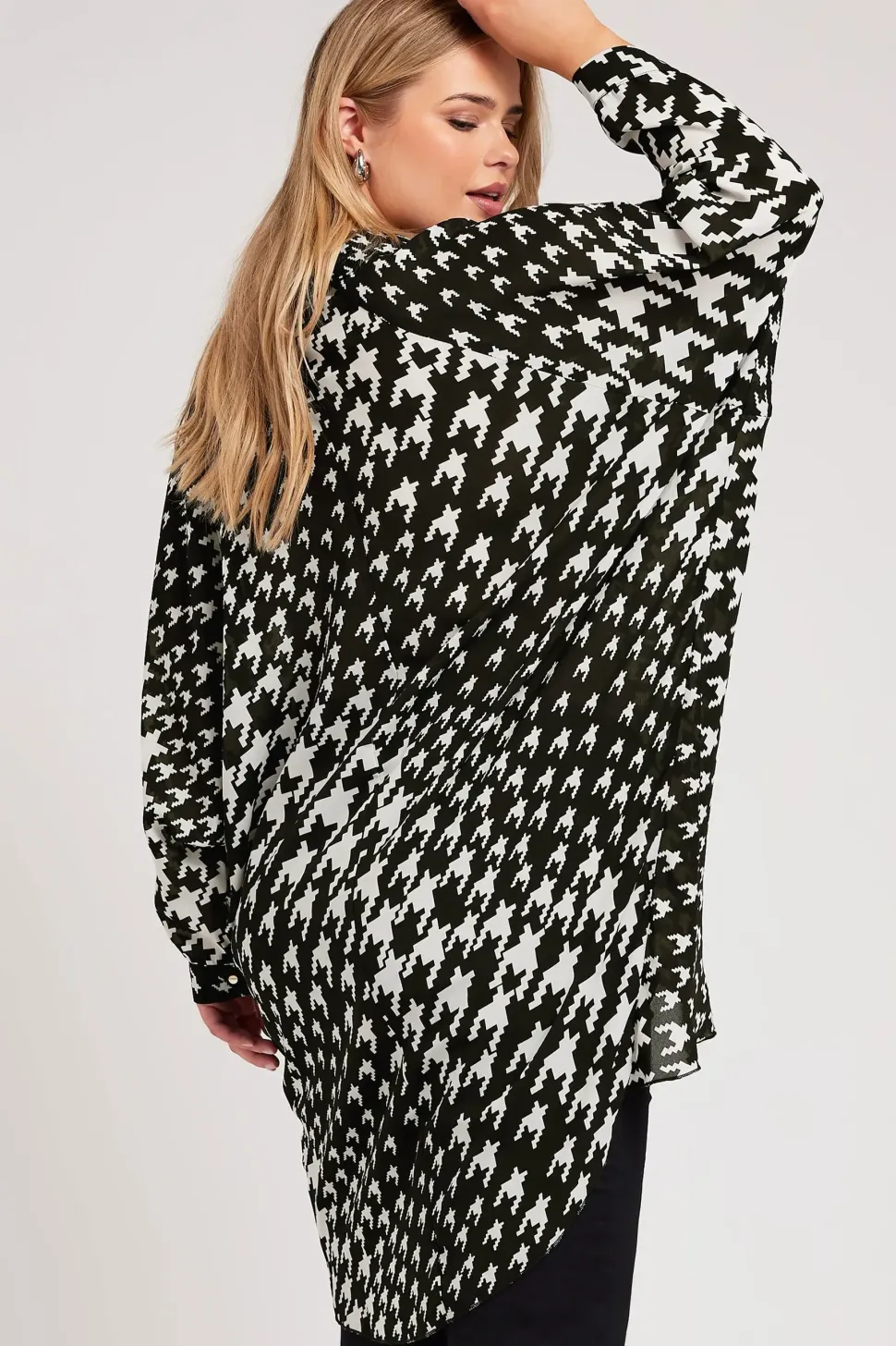 Longline Batwing Sleeve Shirt