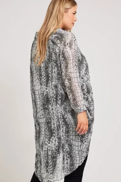 Longline Batwing Sleeve Shirt
