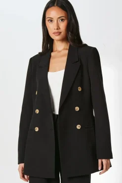Longline Double Breasted Blazer