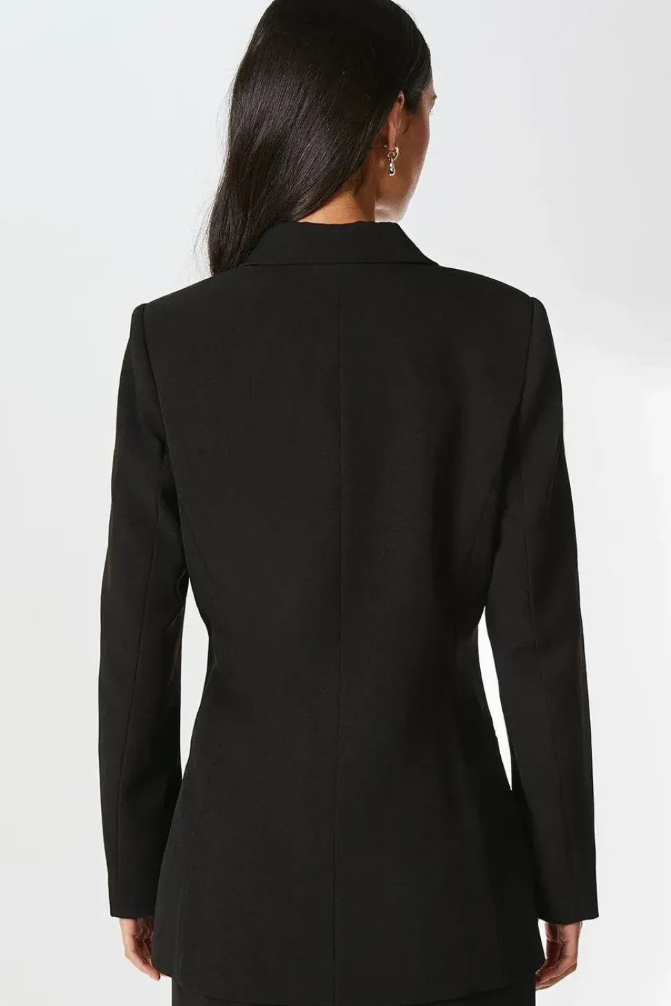 Longline Double Breasted Blazer