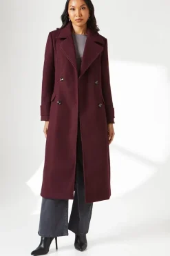 Longline Double Breasted Oversized Coat