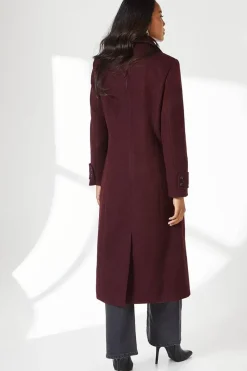 Longline Double Breasted Oversized Coat