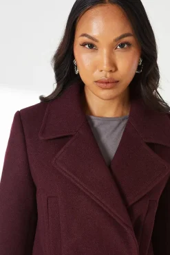 Longline Double Breasted Oversized Coat