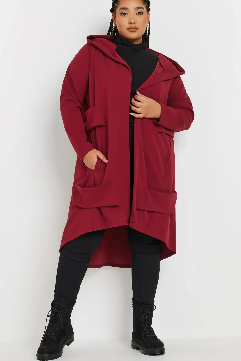 Longline Hooded Jacket