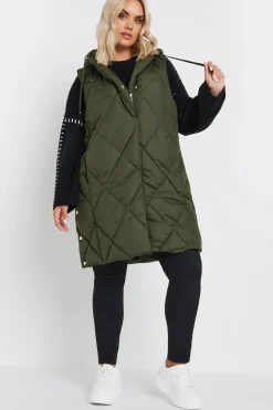 Longline Quilted Gilet