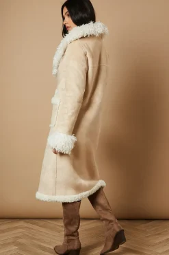 Longline Shaggy Coat