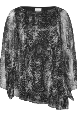 Long Sleeve Asymmetrical Blouse