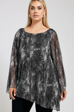 Long Sleeve Asymmetrical Blouse
