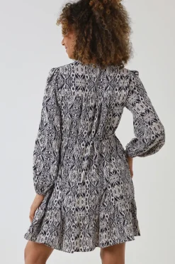 Long Sleeve Mini Shirt Dress