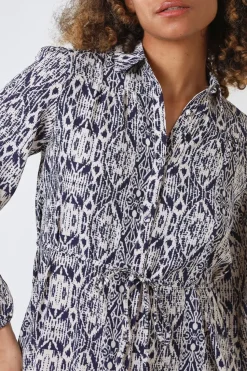 Long Sleeve Mini Shirt Dress