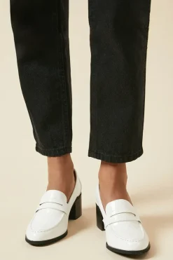 Lora Patent Heeled Loafers