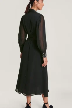 Lorenna Embellished Shirt Dress