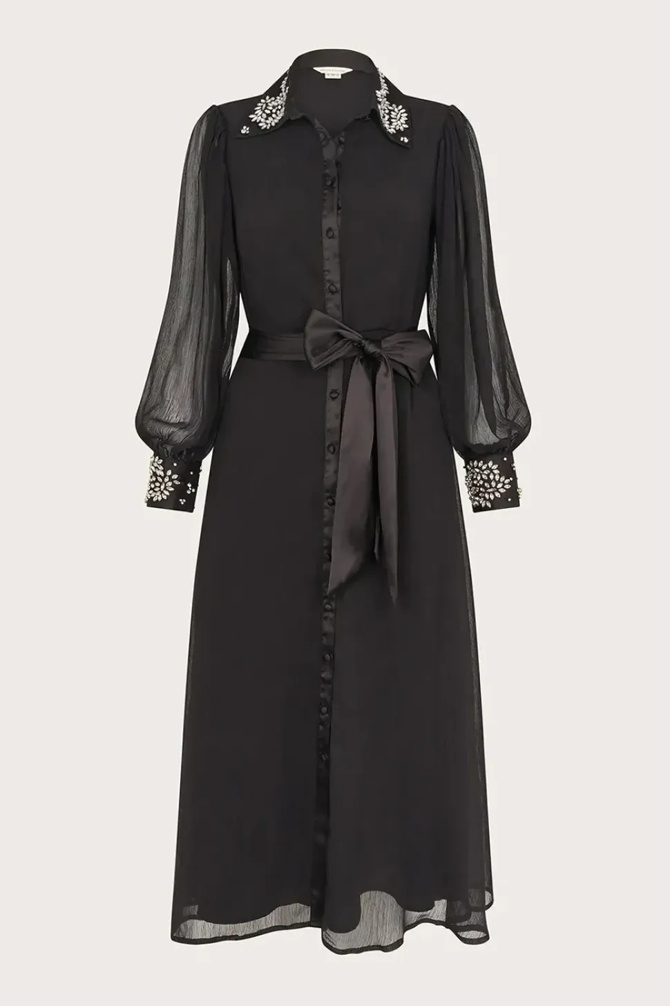 Lorenna Embellished Shirt Dress