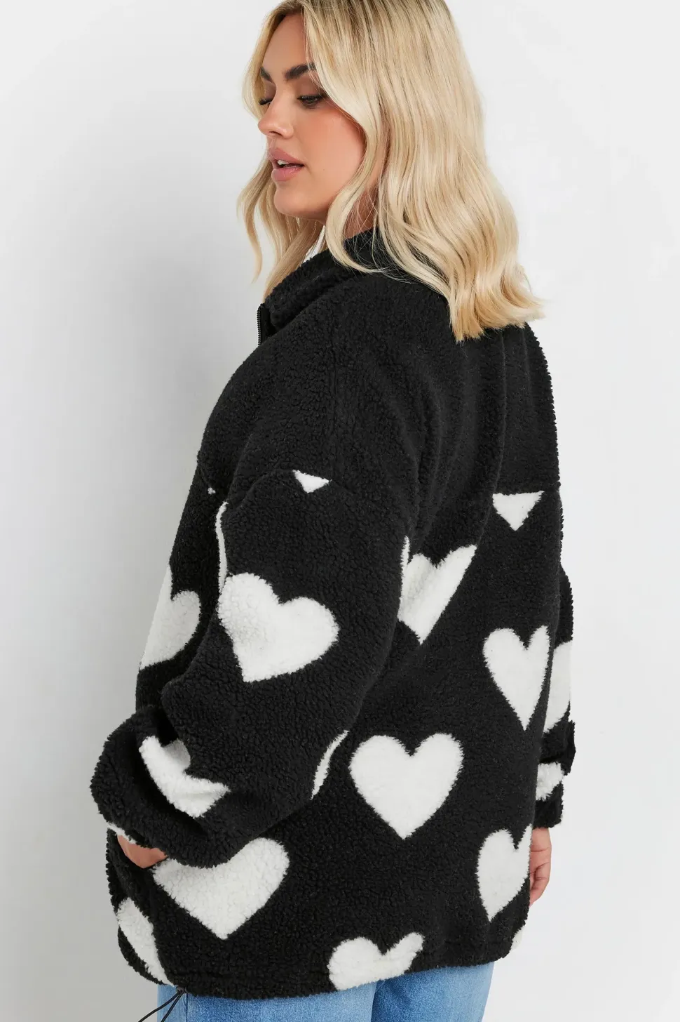 Love Heart Fleece Jacket