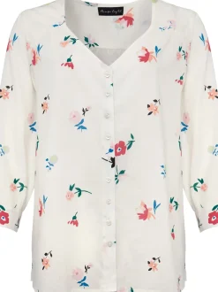 Luca Floral Cotton Blouse-Floral