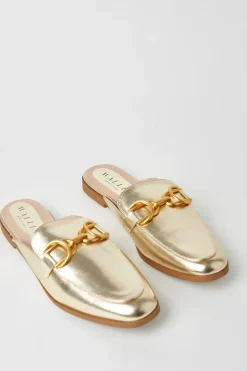 Lucy Snaffle Detail Mule Loafers