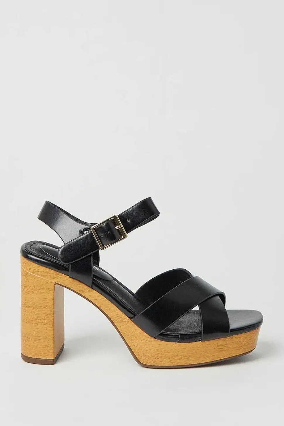 Madeline Platform Cross Strap High Heeled Sandals