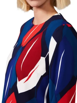 Maebury Leaf Print Blouse-Printed