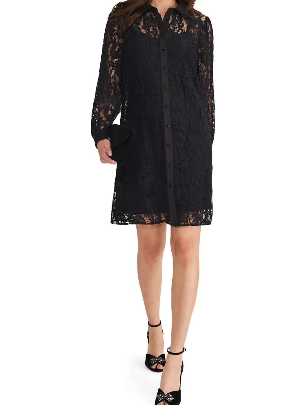 Maisy Lace Swing Dress-Lace