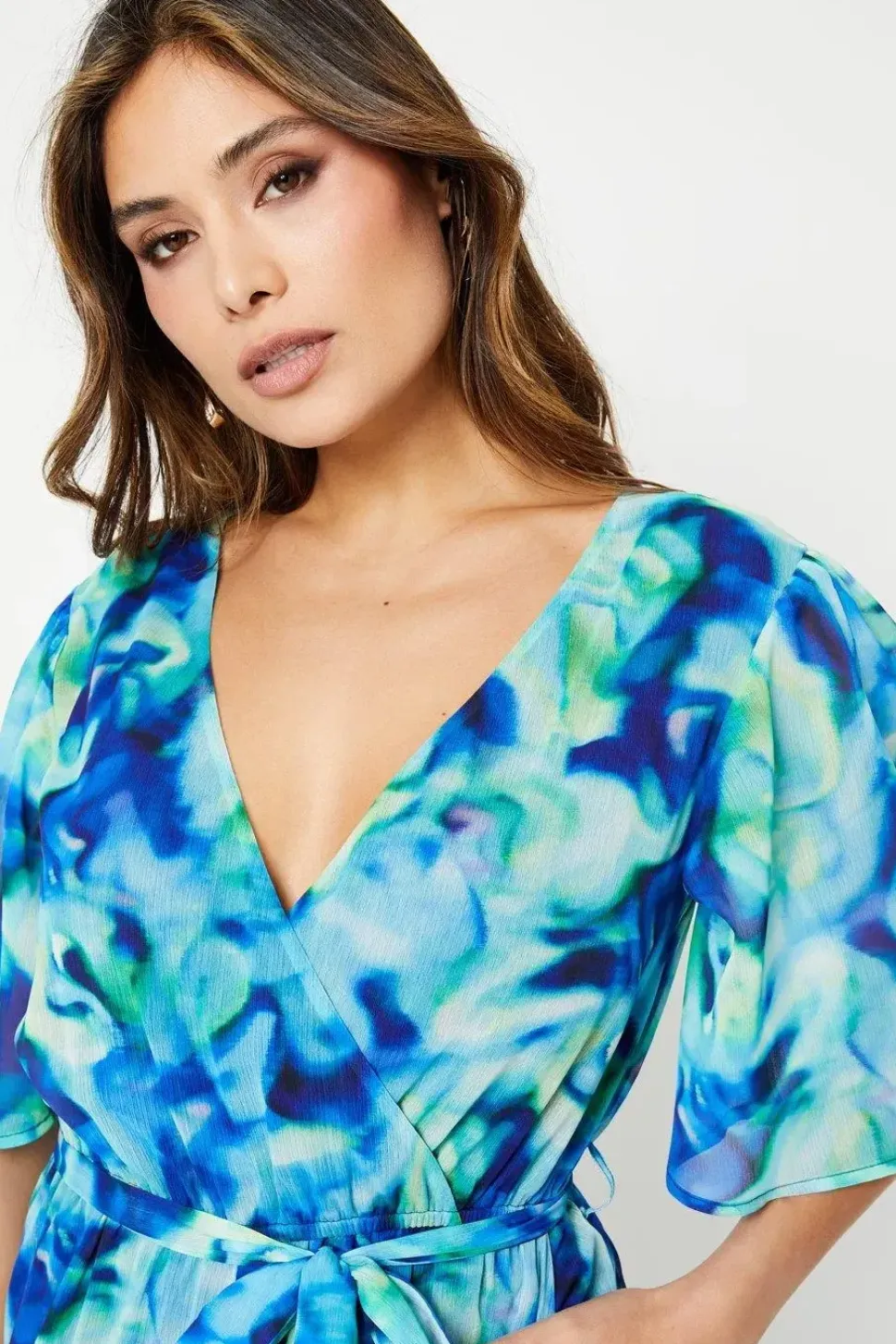 Marble Print Jumpsuit