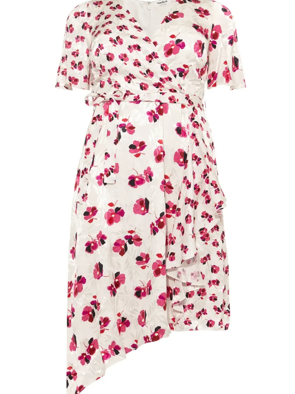 Margot Printed Jacquard Dress-Jacquard