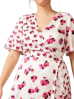 Margot Printed Jacquard Dress-Jacquard