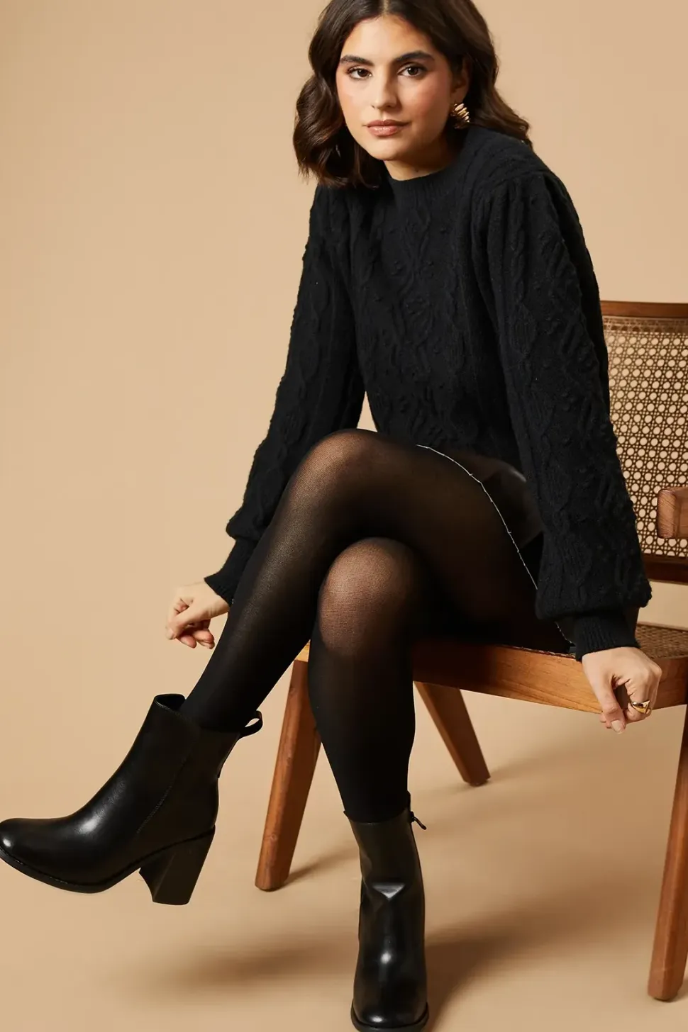 Marisol Square Toe High Block Heel Ankle Boot