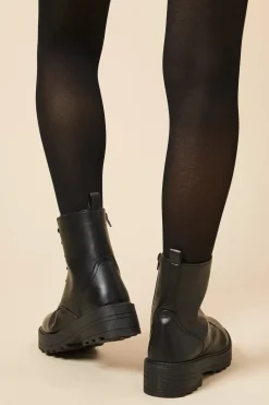 Maryam Lace Up Chunky Ankle Boot