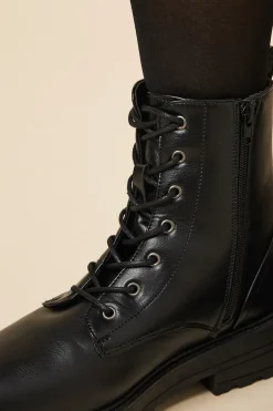 Maryam Lace Up Chunky Ankle Boot