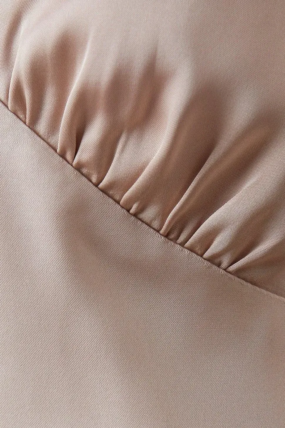 Maternity Bow Back V Neck Satin Bridesmaid Dress