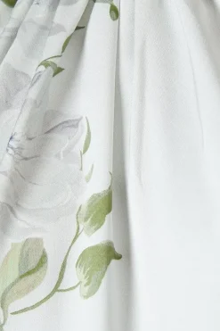 Maternity Dahlia Printed Halterneck Bridesmaid Maxi Dress