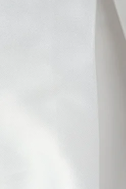 Maternity Faux Pearl Detail Twill Wedding Dress